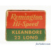  Scarce Remington 1946 Issues Hi-Speed 22 Long Nickel Washed Case Full Box