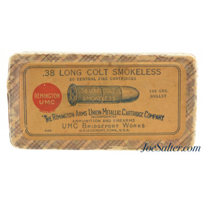  Full & Sealed! WWI Era 38 Long Colt Smokeless Ammo Remington UMC 