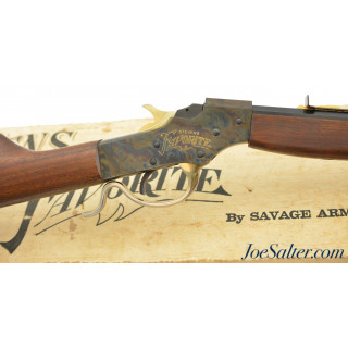 Excellent Boxed Savage Arms Model 71 Stevens “Favorite” 22 S,L,LR 