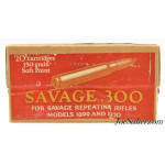 Sealed! 300 Savage Ammo Box Savage Corp Model 1899 & 1920