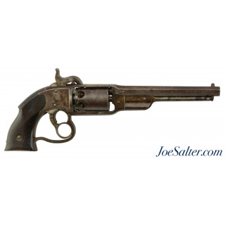 Rare Civil War US Navy-Inspected Savage Self-Cocking 1861 Navy Revolver