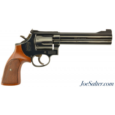 S&W Model 586 Revolver with Custom Target Grips 357 Magnum