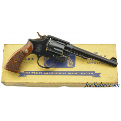 Excellent Boxed Smith & Wesson Military & Police 38 Special Hand Ejector Revolver