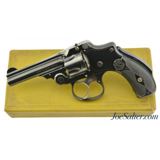  Excellent Boxed Smith & Wesson 32 Safety Hammerless 3rd Model Blued