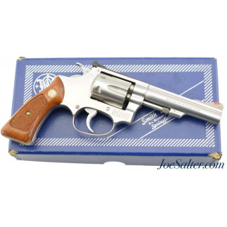 Boxed Smith & Wesson Model 63 Stainless 22/32 Kit Revolver 22 LR