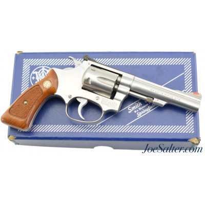 Boxed Smith & Wesson Model 63 Stainless 22/32 Kit Revolver 22 LR