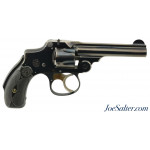Excellent Blued Smith & Wesson 3rd Model Safety Hammerless Revolver 32 S&W