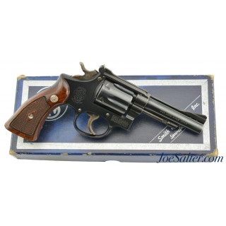 Excellent Boxed Smith & Wesson K-22 Combat Masterpiece Pre-Model18 Mfg 1953