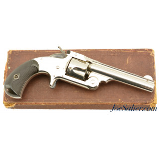 Early Boxed Antique S&W 32 Single Action Model 1½ Centerfire Revolver 32 S&W 