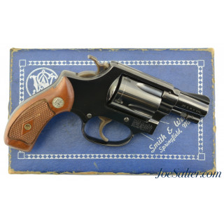  Excellent Boxed Smith & Wesson 38 Spl Pre-Model 36 Mfg 1956 Flat Latch