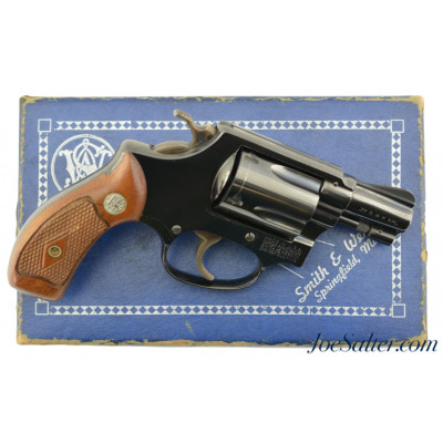  Excellent Boxed Smith & Wesson 38 Spl Pre-Model 36 Mfg 1956 Flat Latch