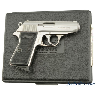 Walther PPK/S Stainless Pistol by Interarms with Box and Papers