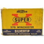 Vintage Western Super X Silvertip 270 Win 130 Grain 17 Rounds