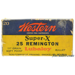 Vintage Western Super-X .25 Remington 20rnds