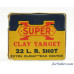 Full Box Western Super-X Clay Target 22 LR Shot Cartridges 1937 Issue