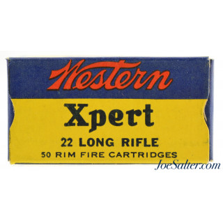 Western 1937-59 "Xpert" Issue 22 LR Brick Fresh Box