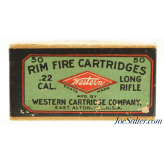 Sealed! Western Cartridge Co. 22 LR BP Second Diamond Logo Issue 1912