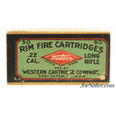 Sealed! Western Cartridge Co. 22 LR BP Second Diamond Logo Issue 1912