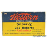 Mixed Bullet Type 1930's Western 257 Roberts Ammo 