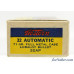 Crisp Western “Bullseye” Box 32 Auto Ammo Lubaloy Bullet Full 50 Rds