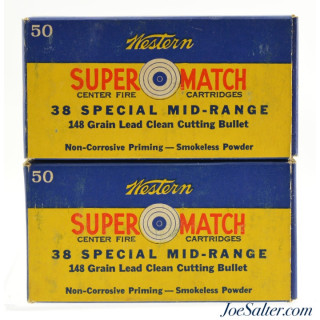 Western Super Match 38 Special 148gr Mid Range WC Ammo 100rnds