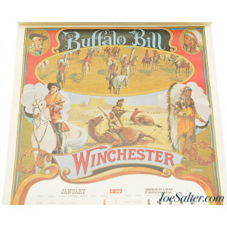 Winchester-Western 1977 Calendar Western Theme Buffalo Bill Annie Oakley....