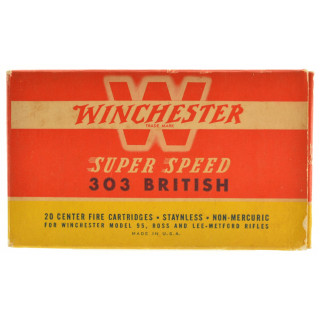Winchester Super Speed 303 British Ammo 215 Grain SP 