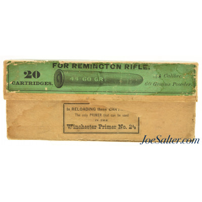 Scarce Winchester 44-60 Ammunition Full Box 1880's