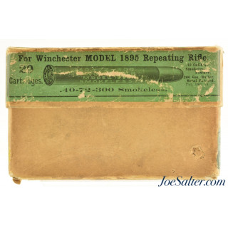Winchester 40-72 Ammunition Smokeless 1895 Rifle 300 Gr Patched SP 