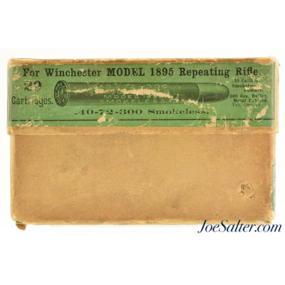 Winchester 40-72 Ammunition Smokeless 1895 Rifle 300 Gr Patched SP 