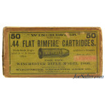  Very Scarce Winchester 44 Flat Ammo Model 1866 Rifle “Lesmok” Overlabel