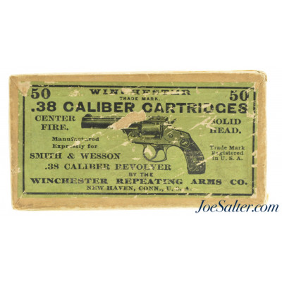  Winchester “Picture box” 38 S&W Ammo Mixed Headstamps RemUMC 