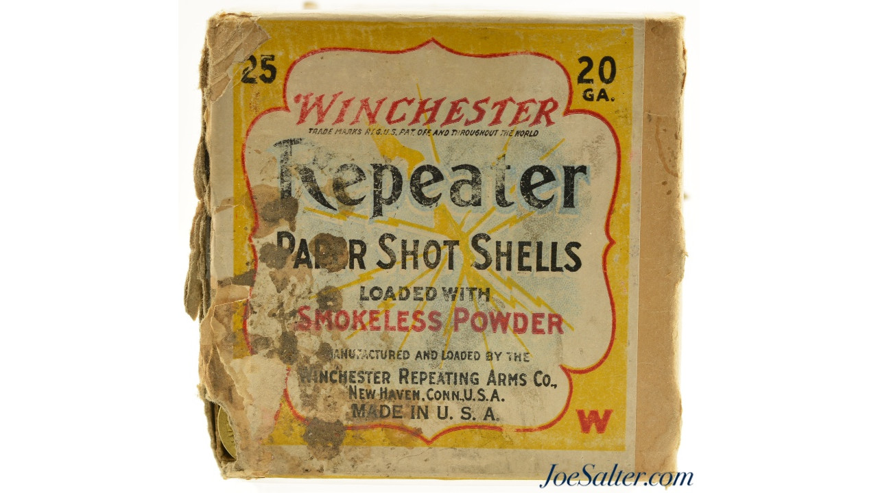 Full 2 Piece Box Winchester Repeater Paper 20 GA 5 8 OZ Ball Slug