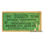 Early “Metallic Cartidges” Winchester Sealed! 38 Long RF Ammo  Circa 1870's