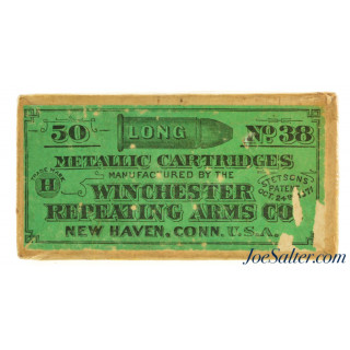 Early “Metallic Cartidges” Winchester Sealed! 38 Long RF Ammo  Circa 1870's