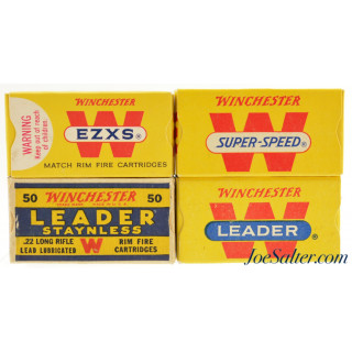 Winchester Match & Target 22 LR Ammo 4 Crisp Boxes 200 Rds