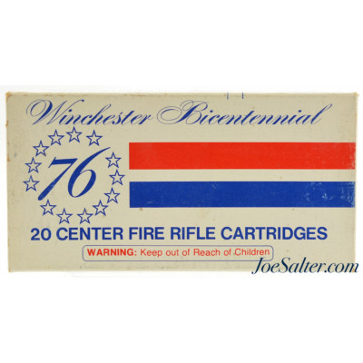 Winchester 76 Bicentennial Commemorative Box 30-30 Ammo Silvertip