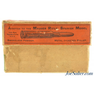 Winchester 7mm Spanish Mauser Soft Pt Ammo Smokelss Metal Jacket Circa 1907