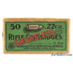 Winchester Red & Green Smokeless Issue 22 Short Ammo Full Box + Insert