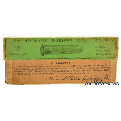 UMC 45-75 Winchester Model 1876 Ammunition 20 Rounds 