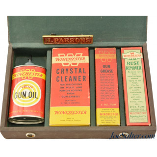  Documented Winchester Trick Shooter Herb Parsons Pin & Win Cleaning Kit