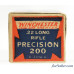 Excellent Winchester 1930's “Precision 200” Match Issue Full Box 22 LR Ammo 