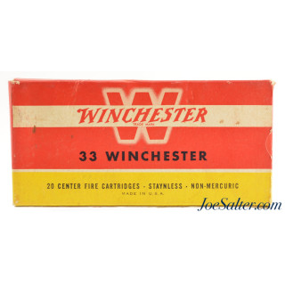 Winchester “1946” Box 33 WCF Ammunition 20 Rounds 200 Grain Bullet