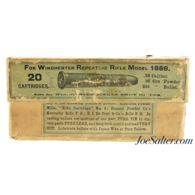  Winchester Turn of the Century Black Powder 38-56 Ammo Full Box 