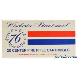 Winchester '76 Bicentennial 30-30 Ammo Full Box 150 Gr Silvertip