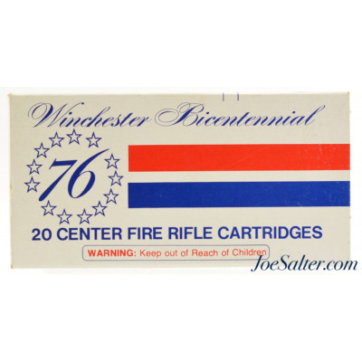 Winchester '76 Bicentennial 30-30 Ammo Full Box 150 Gr Silvertip