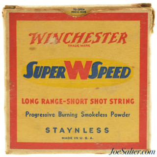 Winchester Super W Speed 16 GA Shotgun Shells 2 9/16” Full Box Staynless