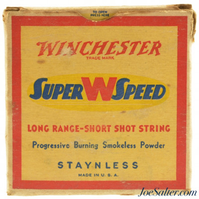 Winchester Super W Speed 16 GA Shotgun Shells 2 9/16” Full Box Staynless