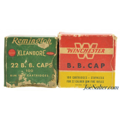 Winchester & Remington BB Cap 22 RF Ammo 200 Rounds