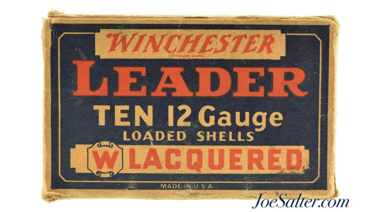 Vintage Winchester 12 GA. Leader Paper Shot Shells - Lot of 5